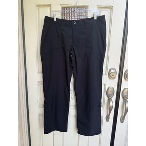Patagonia Black Cropped Outdoor Lightweight Hiking Pants Womens‎ Size 10